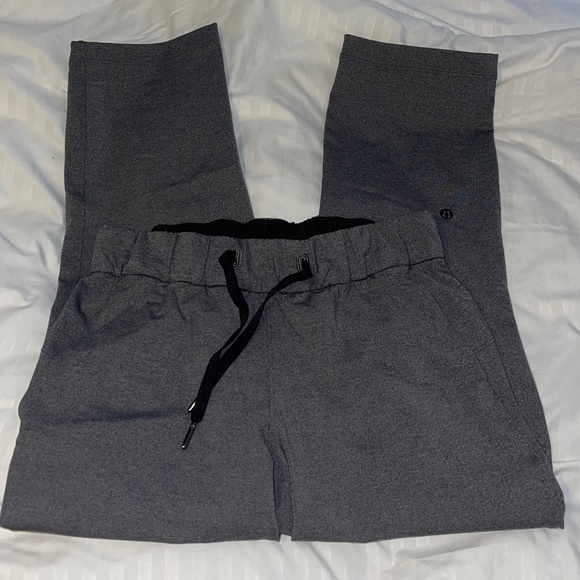 lululemon athletica Pants - LULULEMON Capris sweatpants- grey